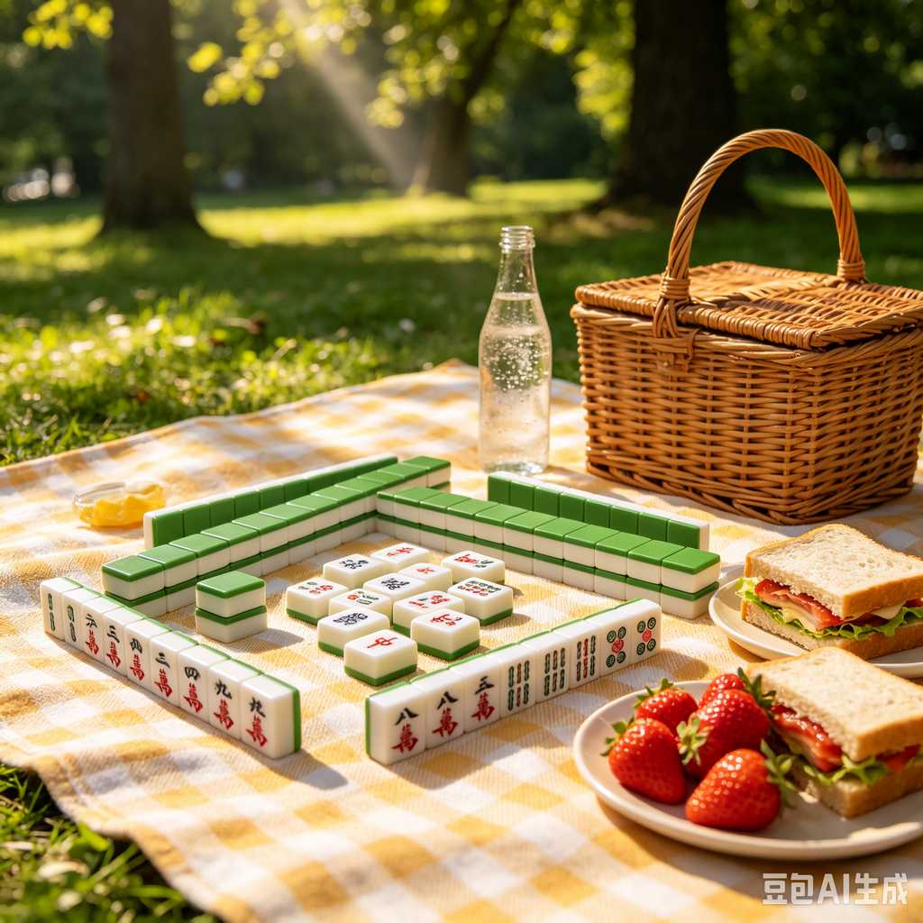 camping leisure mahjong set